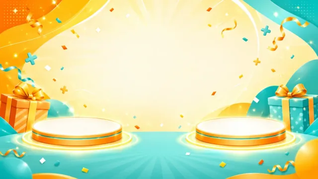 Nền banner combo, mua 1 tặng 1 vui nhộn