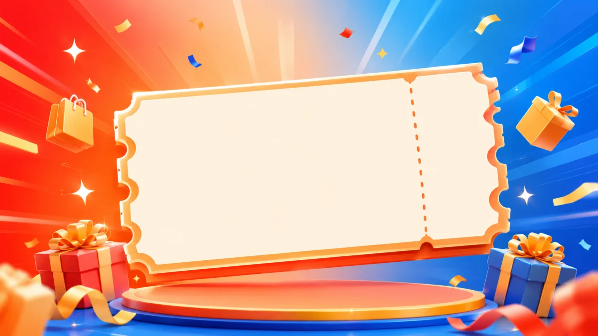 Nền banner voucher, mã giảm giá nổi bật