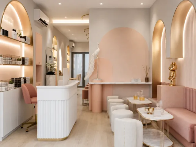 Ảnh phòng spa thư giãn, ánh nến dịu nhẹ