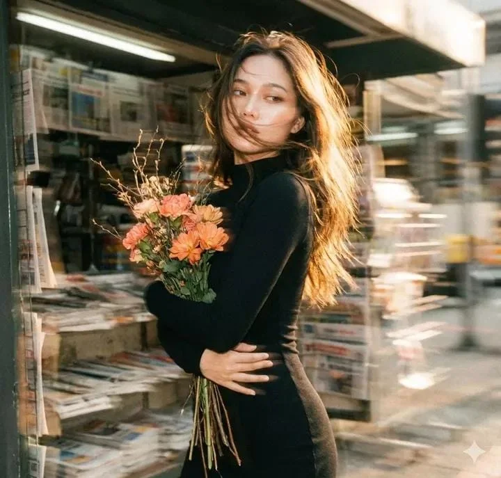 Chân dung phim nhoè chuyển động phong cách vintage mơ màng