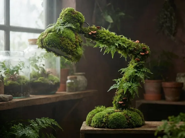 Ảnh sản phẩm phủ rêu sống - chất biophilic thiên nhiên