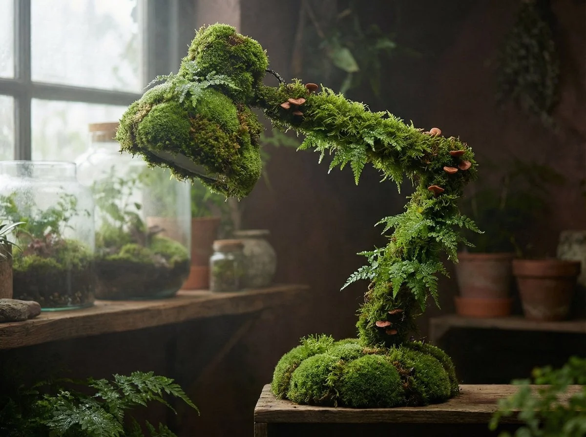 Ảnh sản phẩm phủ rêu sống - chất biophilic thiên nhiên