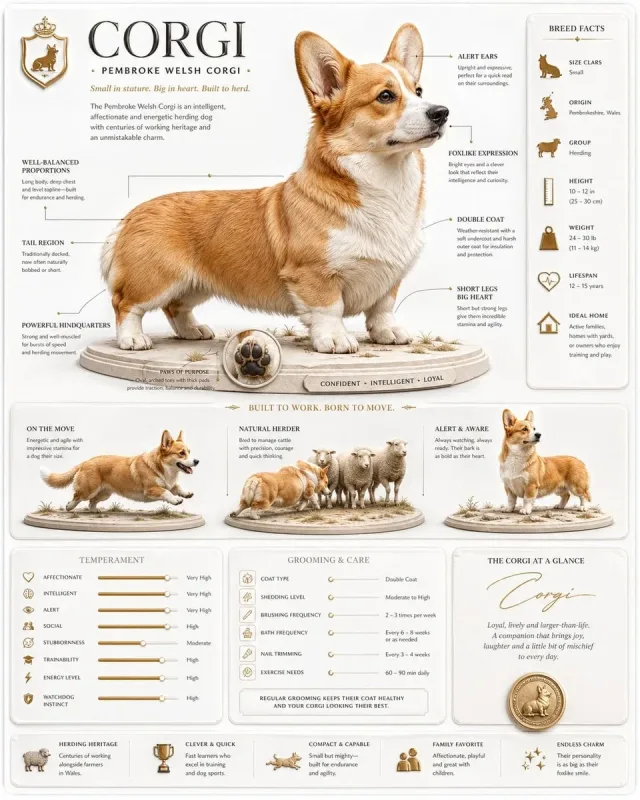 Infographic giống chó - giải phẫu 3D và tính khí