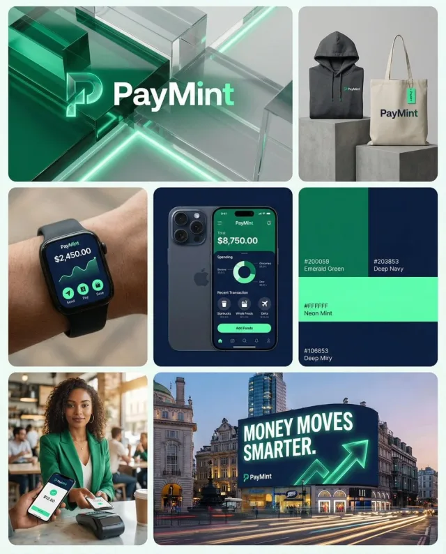 Bảng campaign nhận diện thương hiệu dạng grid tile