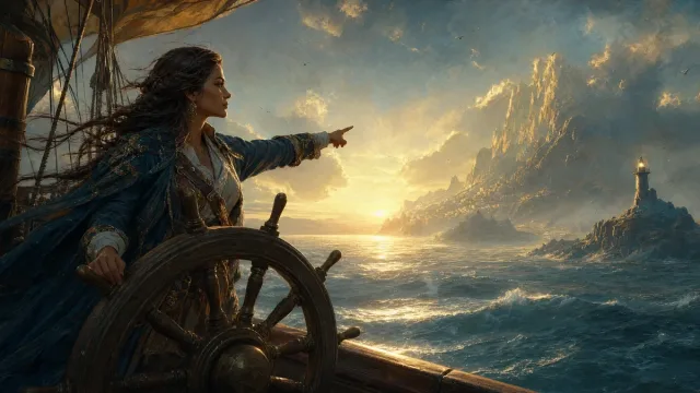 Concept art ngụ ngôn - người dẫn đường bình minh