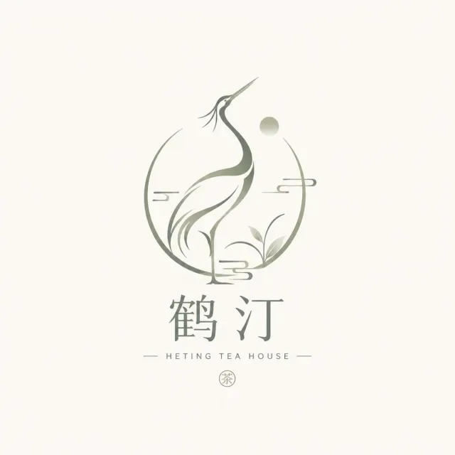 Logo con vật thanh lịch kiểu huy hiệu (nhẹ sang, lifestyle)