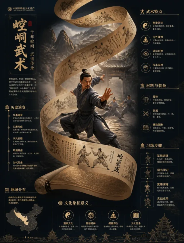 Infographic di sản văn hoá phi vật thể - dải lụa/cuộn xoắn kể chuyện